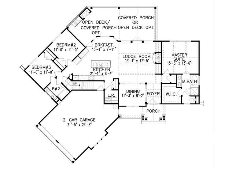 1st Floor Plan, 084H-0024