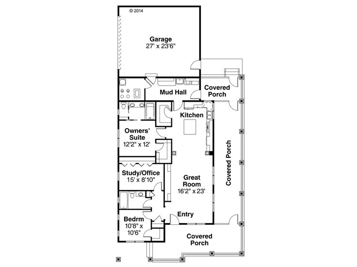 Floor Plan, 051H-0218