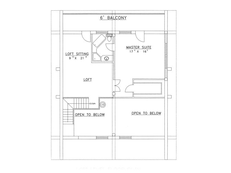 2nd Floor Plan, 012L-0039
