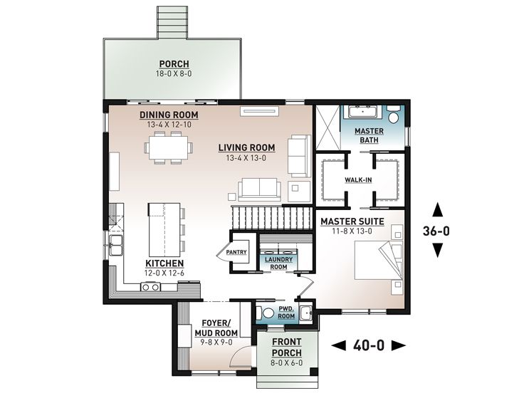 Floor Plan, 027H-0513