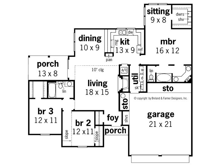 Floor Plan, 021H-0056