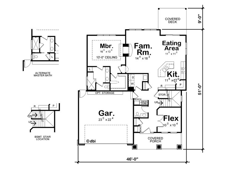 1st Floor Plan, 031H-0222