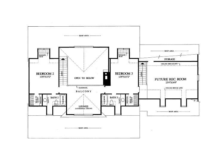 2nd Floor Plan, 063H-0006
