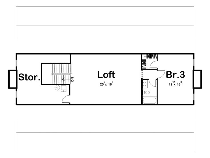 2nd Floor Plan, 050H-0472