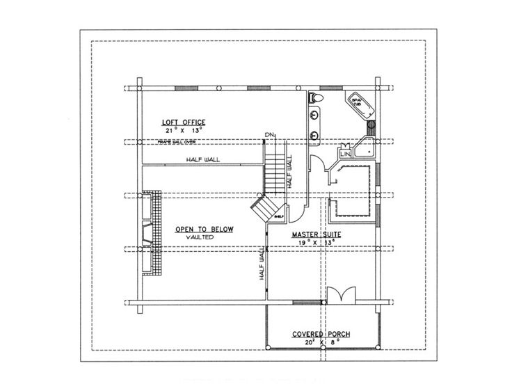 2nd Floor Plan, 012L-0010