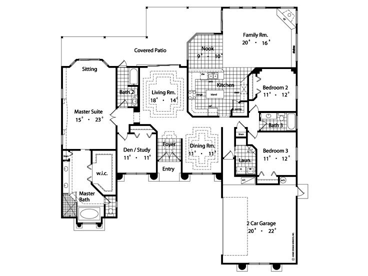 Floor Plan, 043H-0252