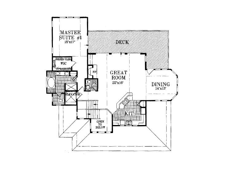 2nd Floor Plan, 041H-0071