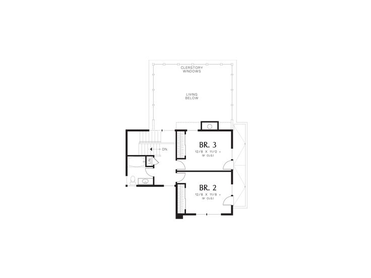 2nd Floor Plan, 034H-0418