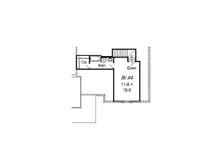 2nd Floor Plan, 061H-0100