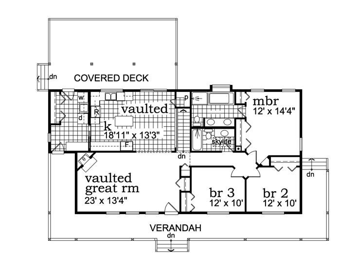 Floor Plan, 032H-0078