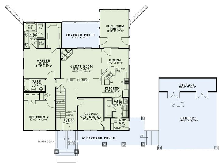 1st Floor Plan, 025H-0279