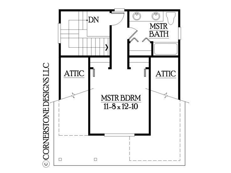2nd Floor Plan, 035H-0001