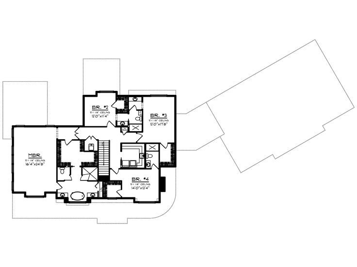 2nd Floor Plan, 020H-0494