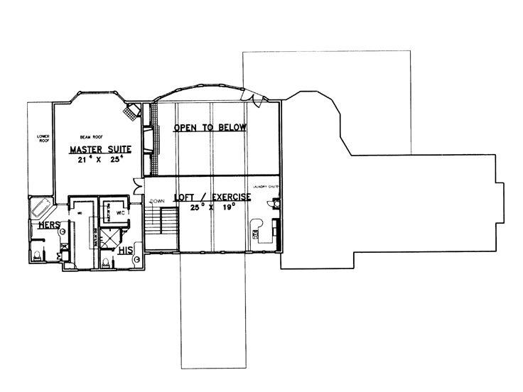 2nd Floor Plan, 012H-0038