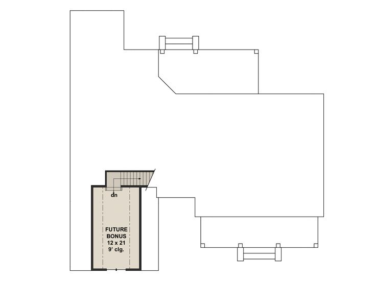 2nd Floor Plan, 023H-0208