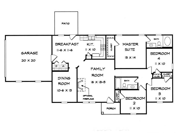 Floor Plan, 019H-0137