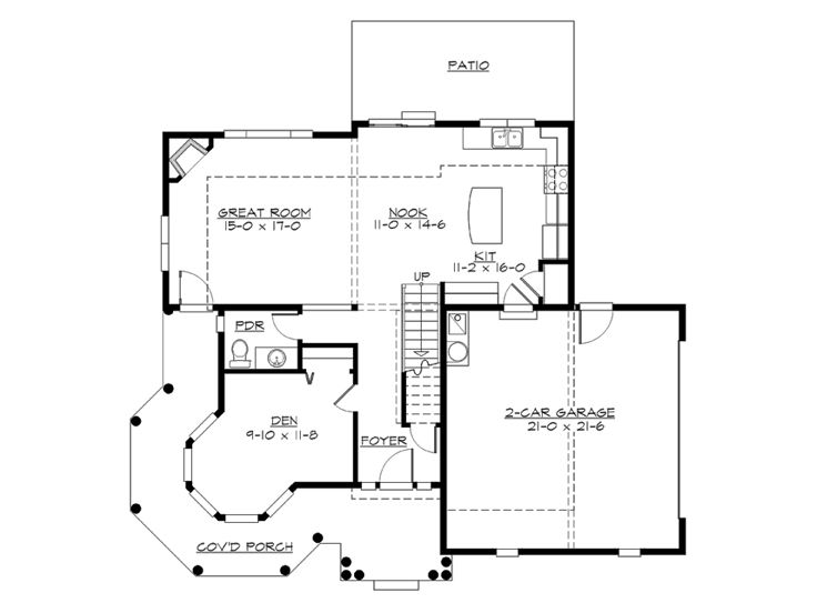 1st Floor Plan, 035H-0078
