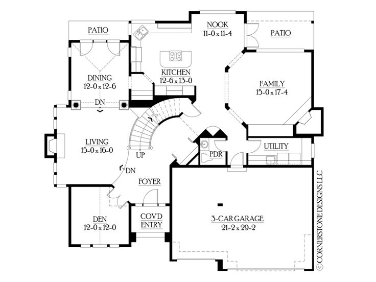 1st Floor Plan, 035H-0026