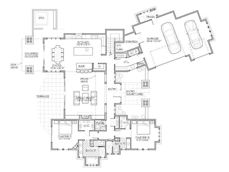 1st Floor Plan, 081H-0004