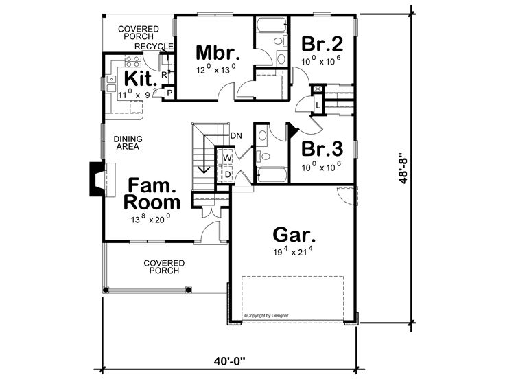 Floor Plan, 031H-0132