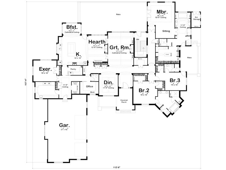 Floor Plan, 050H-0229