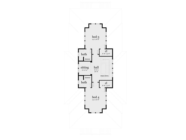 2nd Floor Plan, 052H-0118