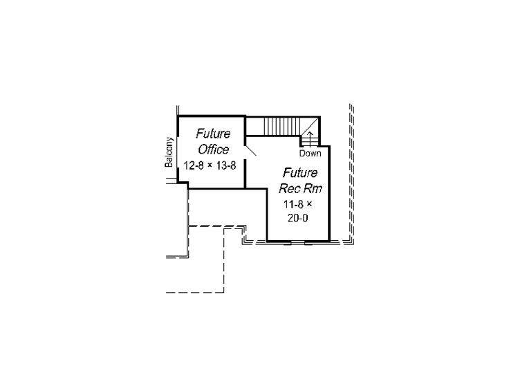 2nd Floor Plan, 061H-0071