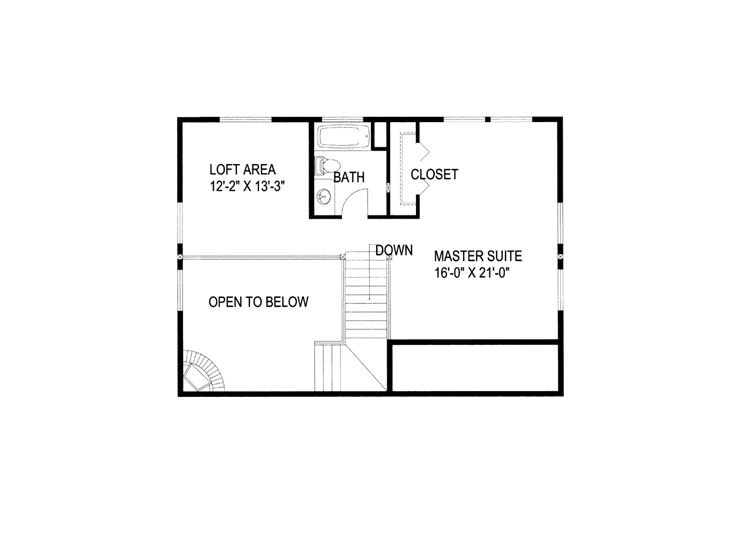 2nd Floor Plan, 012H-0153