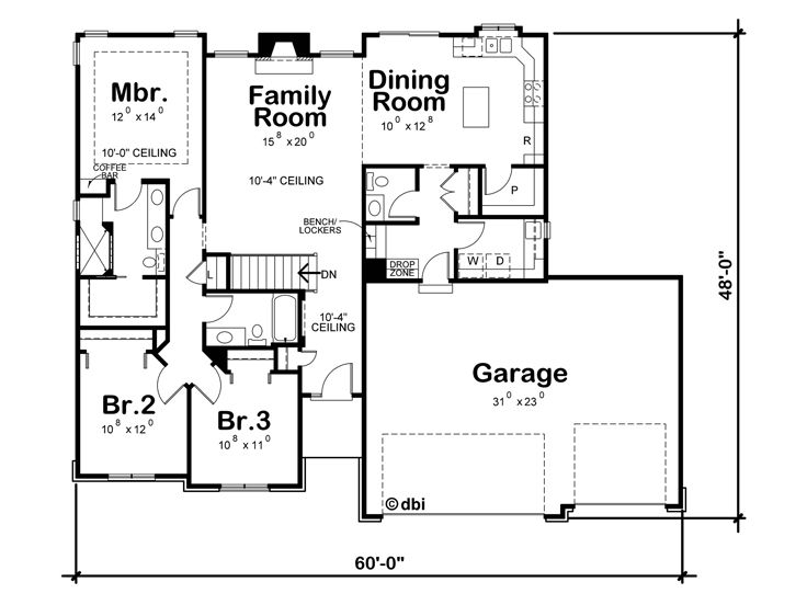 Plan 031h 0256 The House, Rambler House Plans With 3 Car Garage