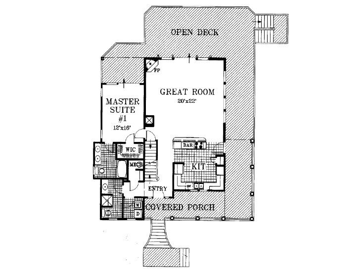 1st Floor Plan, 041H-0005