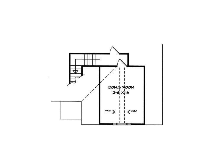 2nd Floor Plan, 019H-0046
