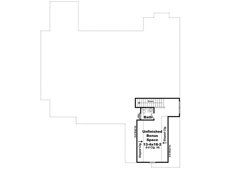 2nd Floor Plan, 001H-0177