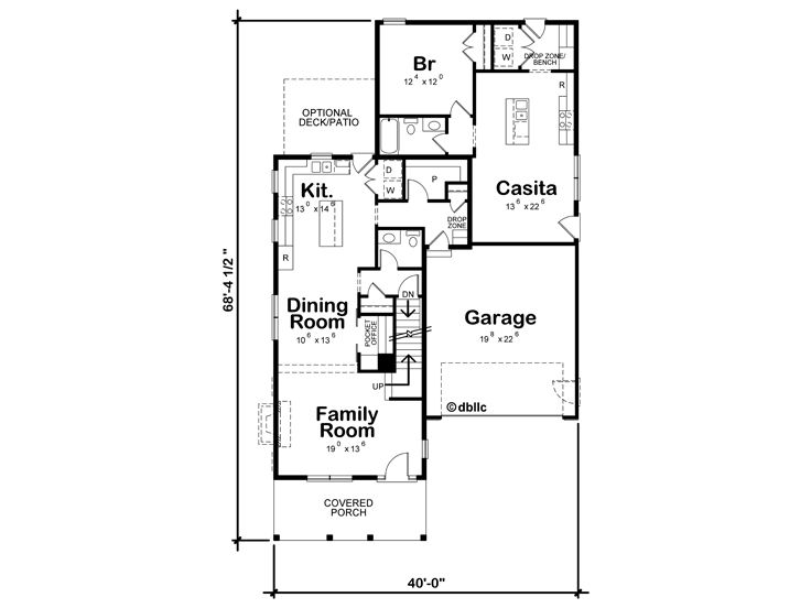 1st Floor Plan, 031H-0357