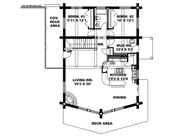 1st Floor Plan, 012L-0034