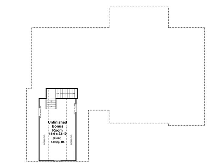 2nd Floor Plan, 001H-0075
