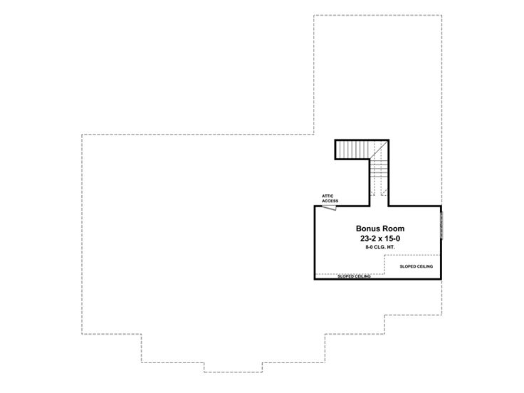 2nd Floor Plan, 001H-0202