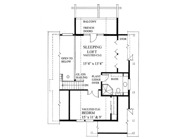 2nd Floor Plan, 010H-0027