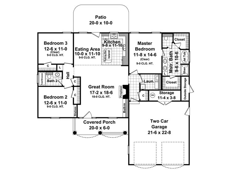 Floor Plan, 001H-0022