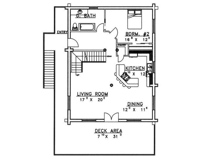 1st Floor Plan, 012L-0059