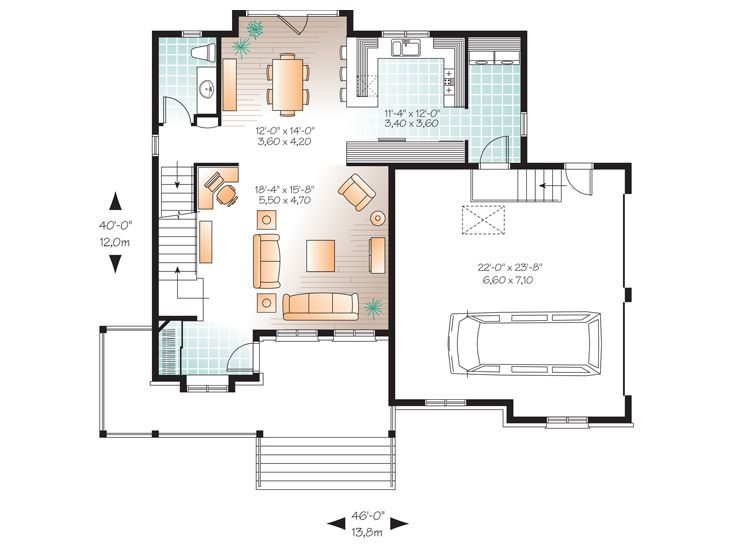 1st Floor Plan, 027H-0339