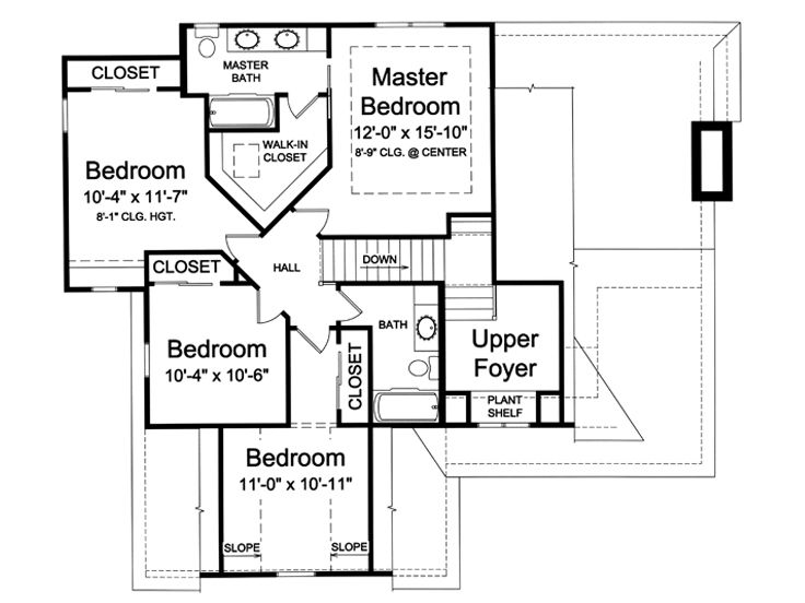2nd Floor Plan, 046H-0007