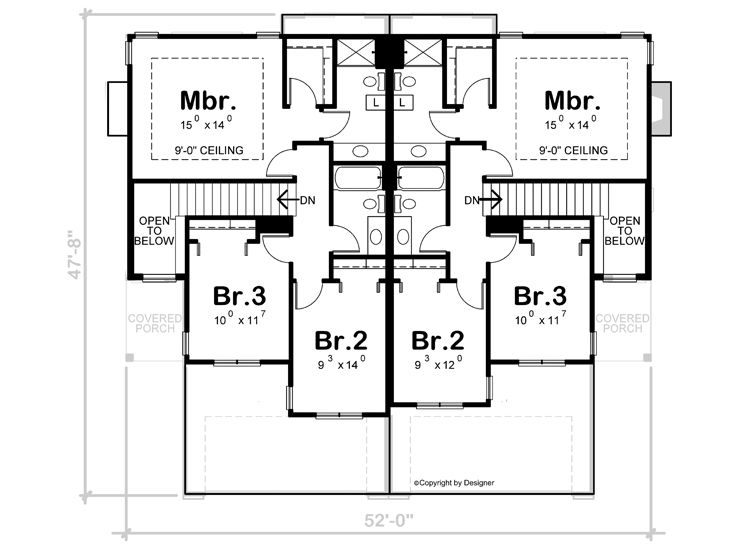2nd Floor Plan, 031M-0082