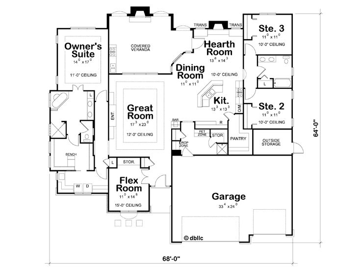 Floor Plan, 031H-0258