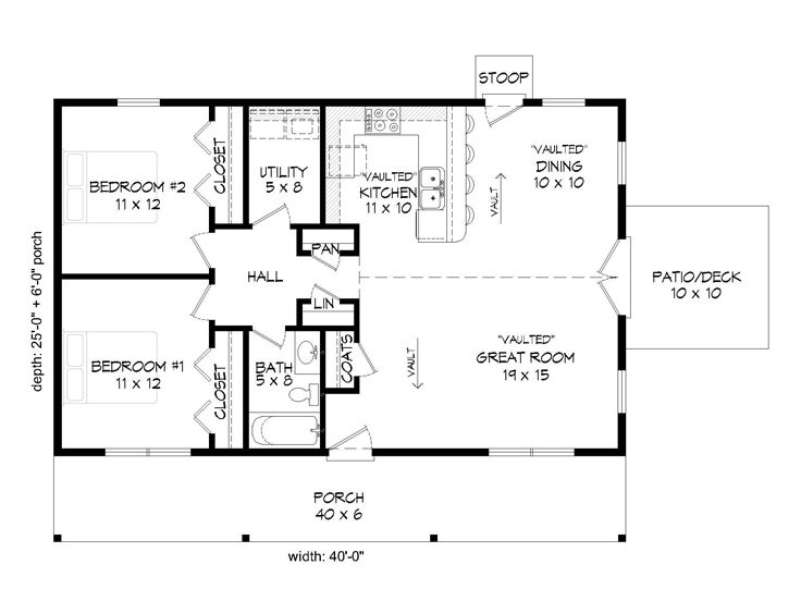 Floor Plan, 062H-0176