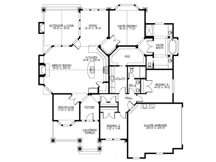 Floor Plan, 035H-0106