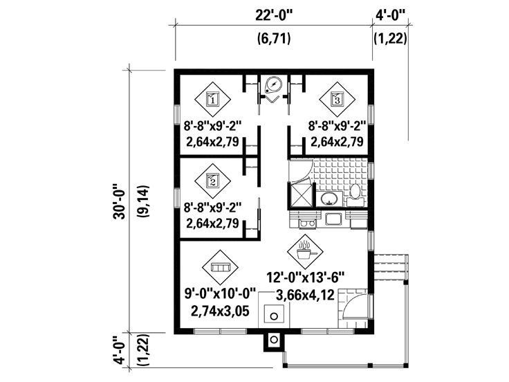 Floor Plan, 072H-0189