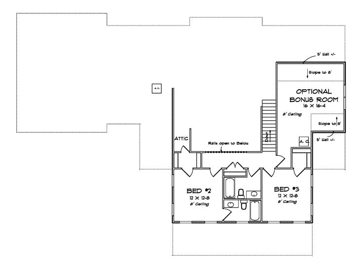 2nd Floor Plan, 059H-0252