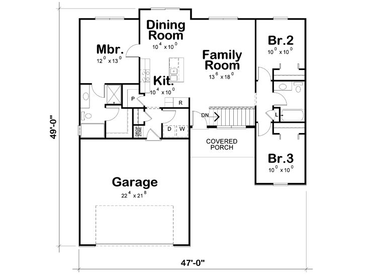 Floor Plan, 031H-0246