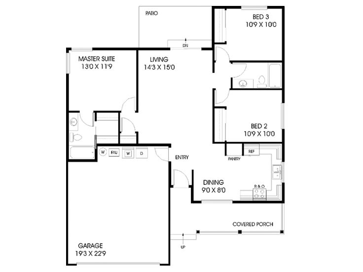 Floor Plan, 013H-0070