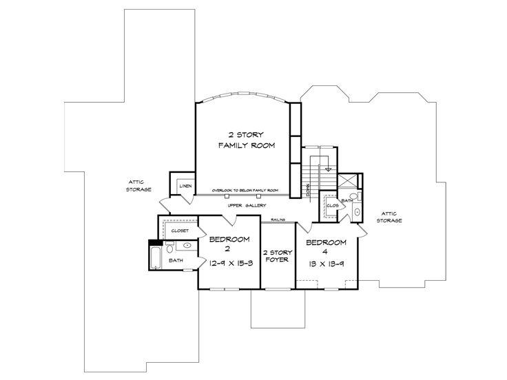 2nd Floor Plan, 019H-0181